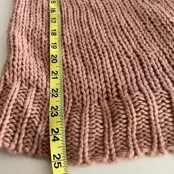 Lola Devon Multicolor Stripe Open Knit Crochet Sweater Medium - Picture 6 of 7